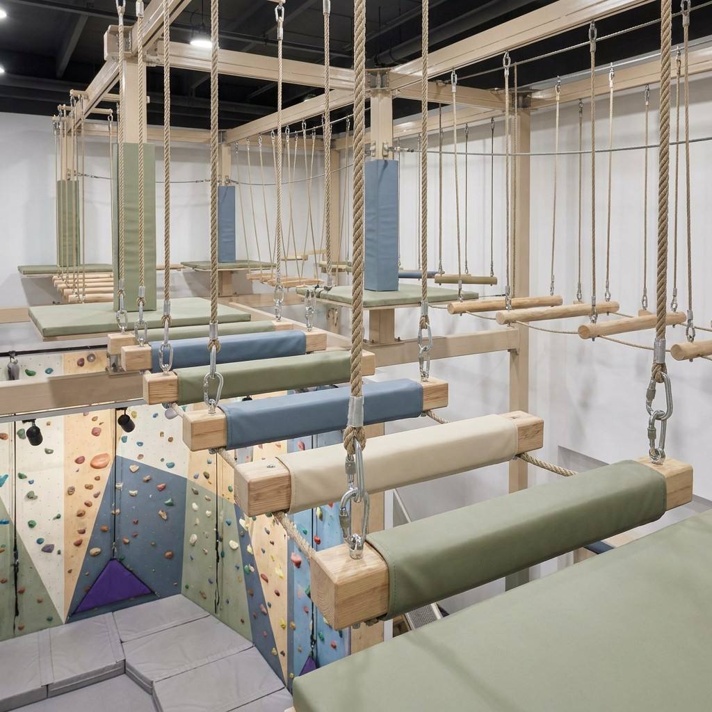 Minimalist Indoor Playground,  - đánh giá và giá Kids Outdoor Climbing Frame