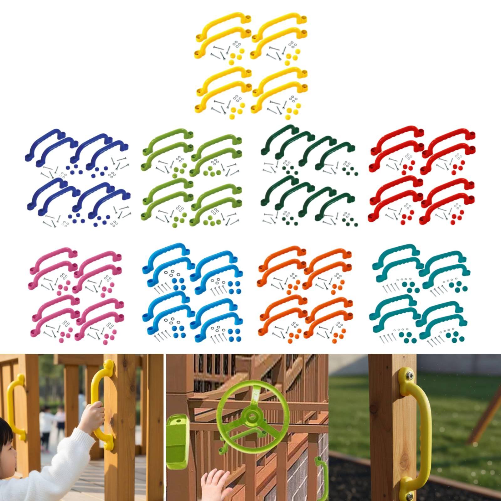 8 Pieces Climbing Handles Outd - đánh giá và giá Kids Outdoor Climbing Frame