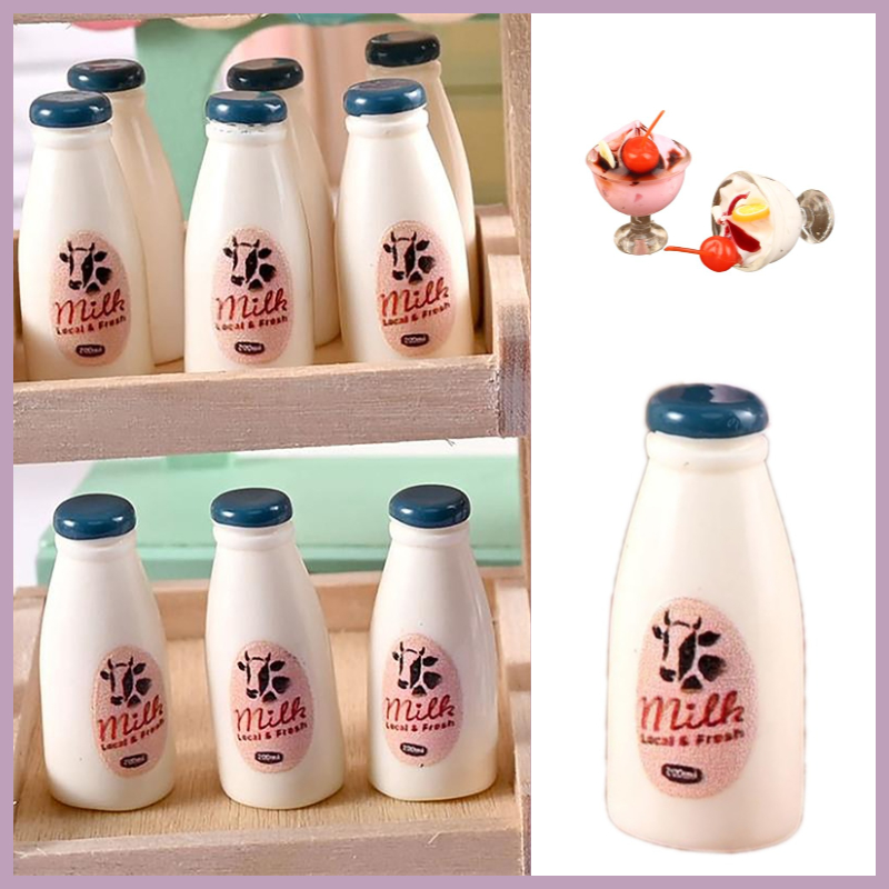 Miniature Food Model Toy Milk  - đánh giá và giá Kids Outdoor Kitchen Accessories